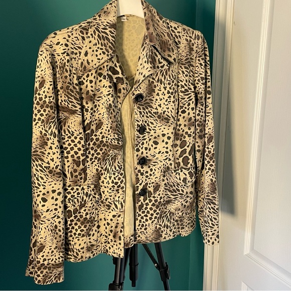 SzM Vintage Yaz Gatto jacket, animal print. - Picture 4 of 7